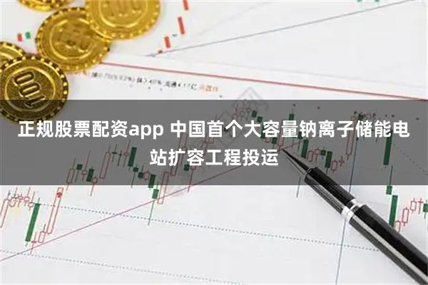 正规股票配资app 中国首个大容量钠离子储能电站扩容工程投运